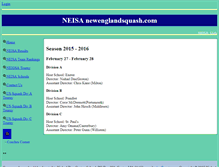Tablet Screenshot of newenglandsquash.com